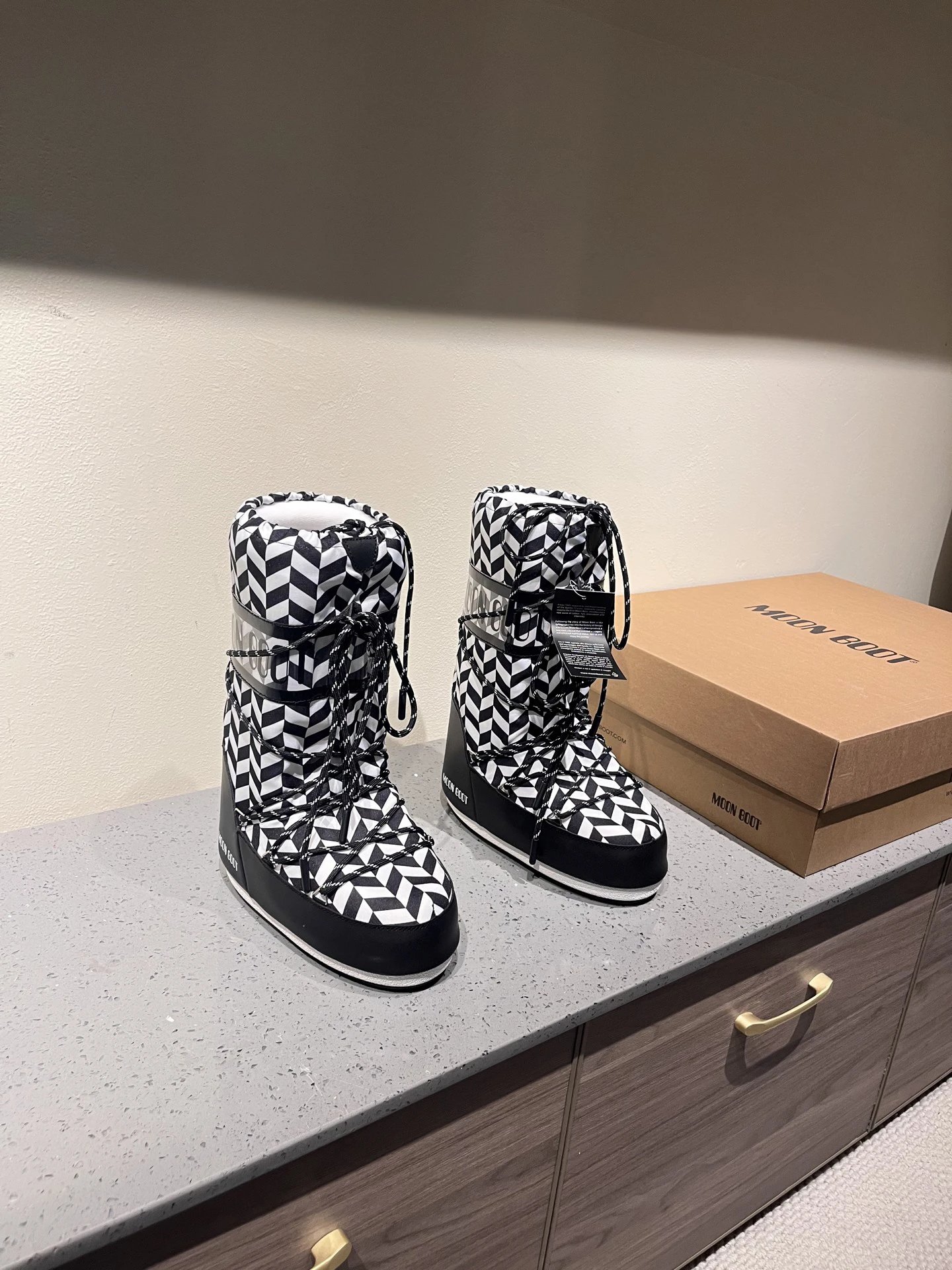 High quality ugly and cute long snow boots
