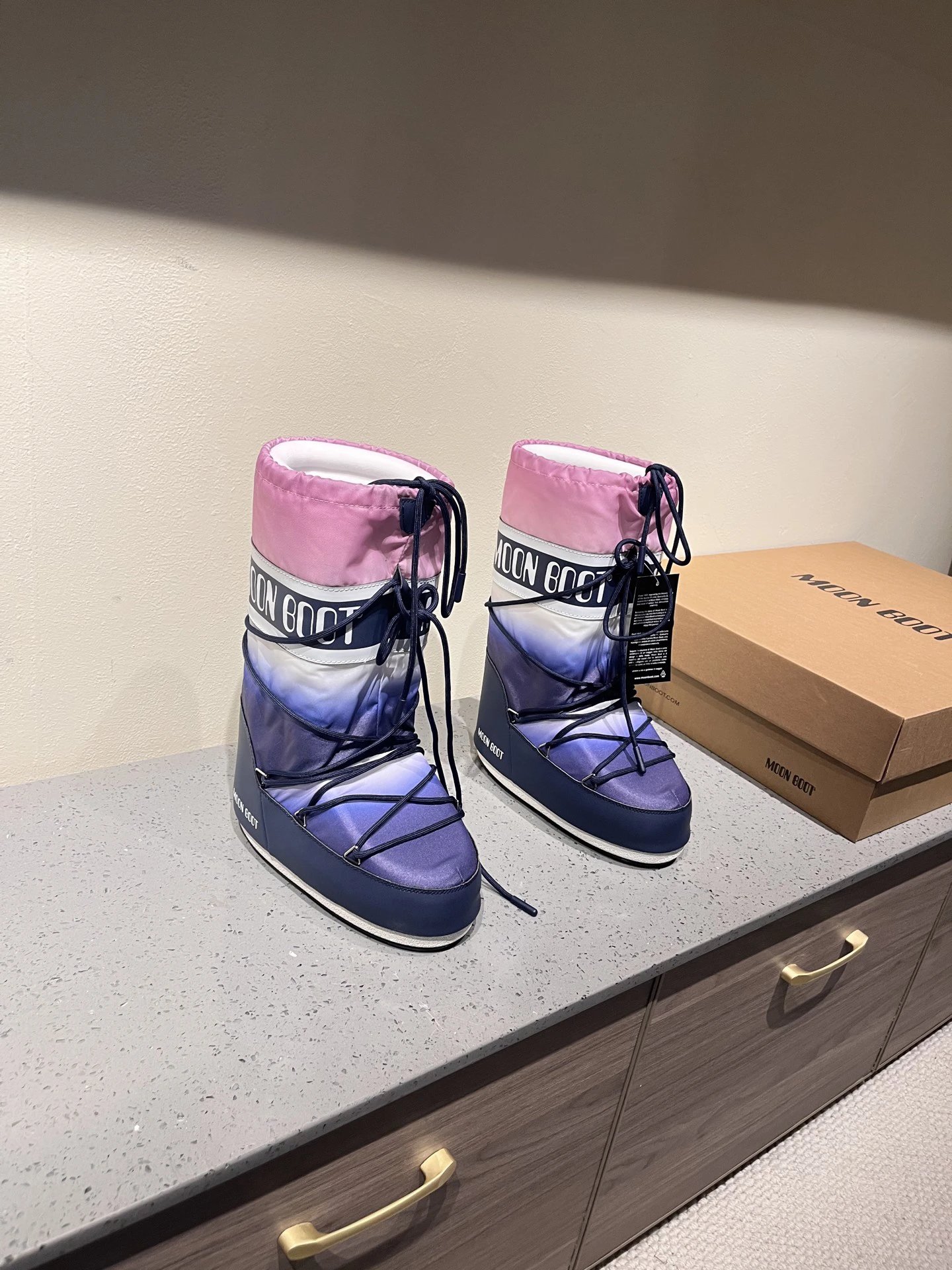 High quality ugly and cute long snow boots