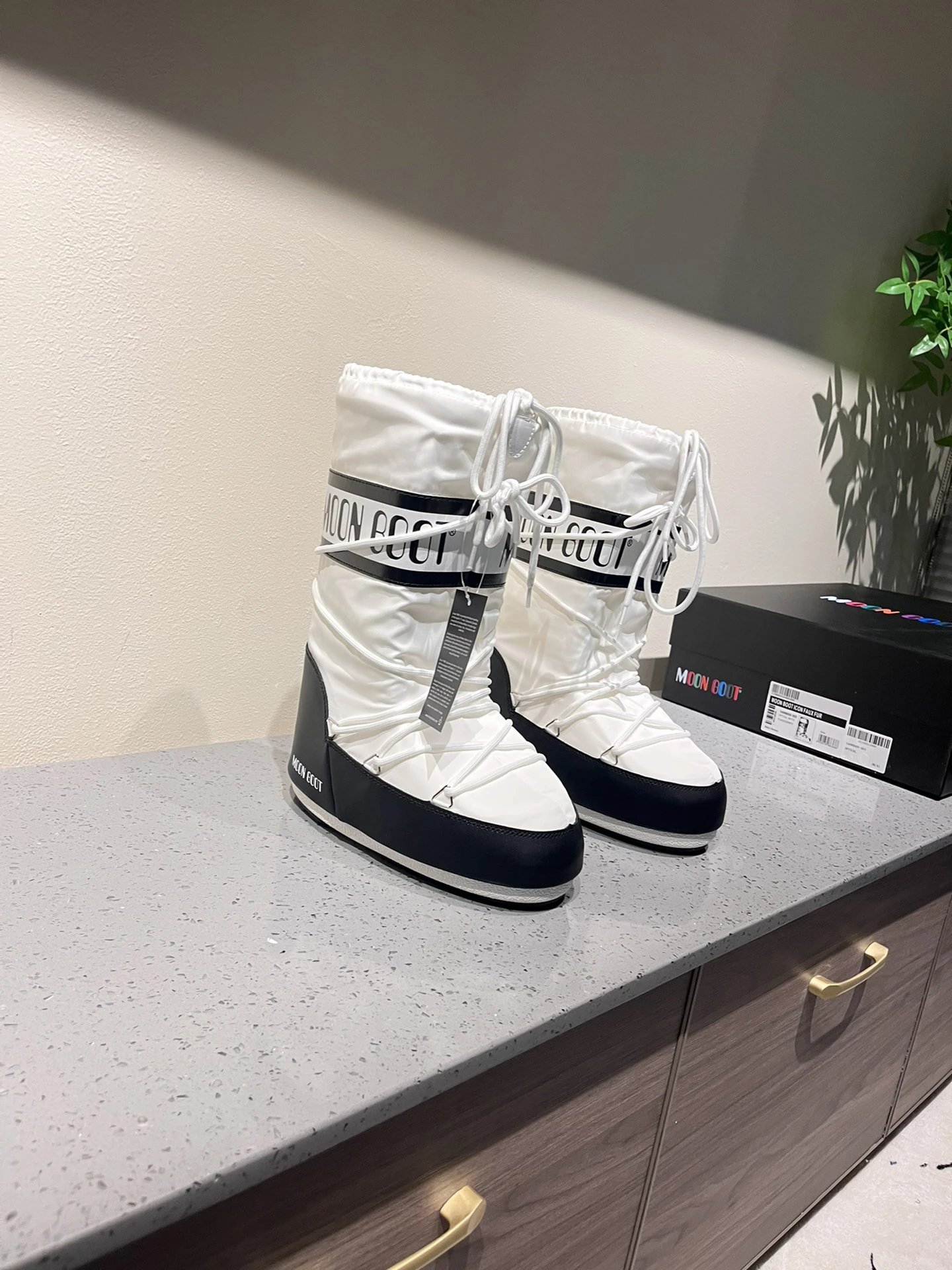 High quality ugly and cute long snow boots