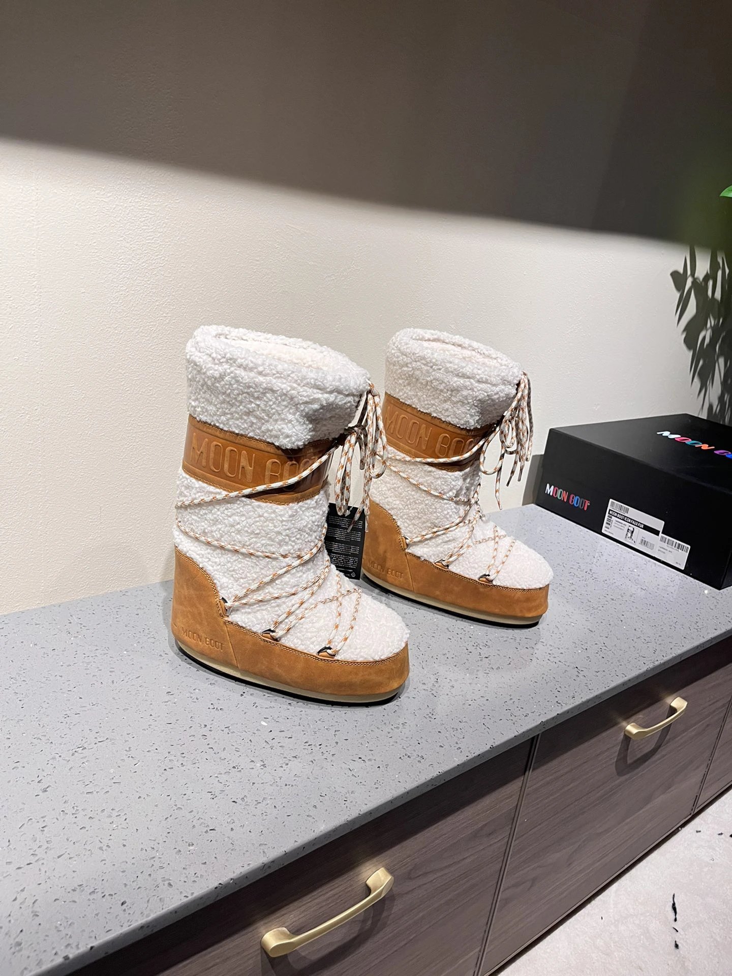 High quality ugly and cute long snow boots