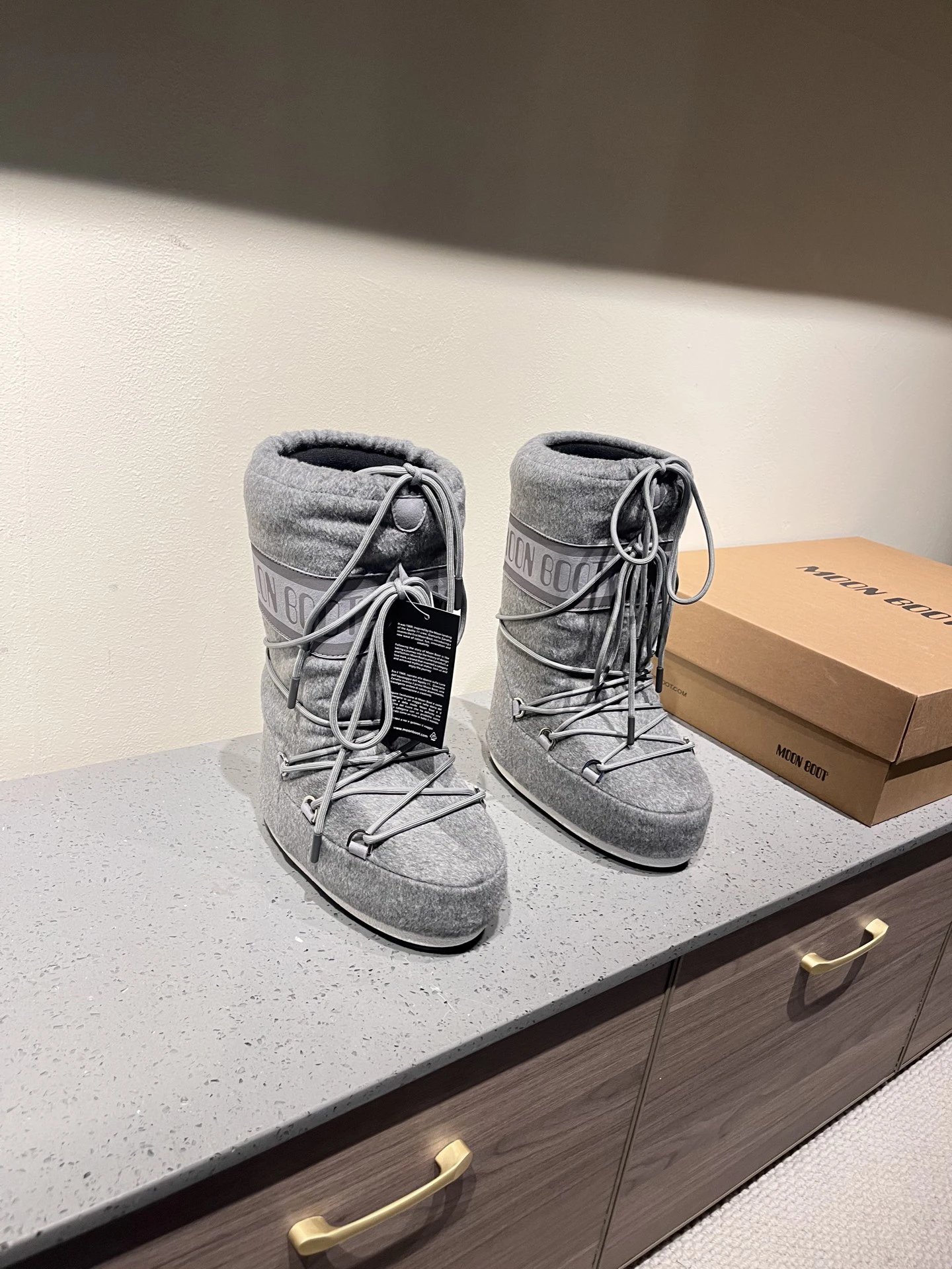 High quality ugly and cute long snow boots