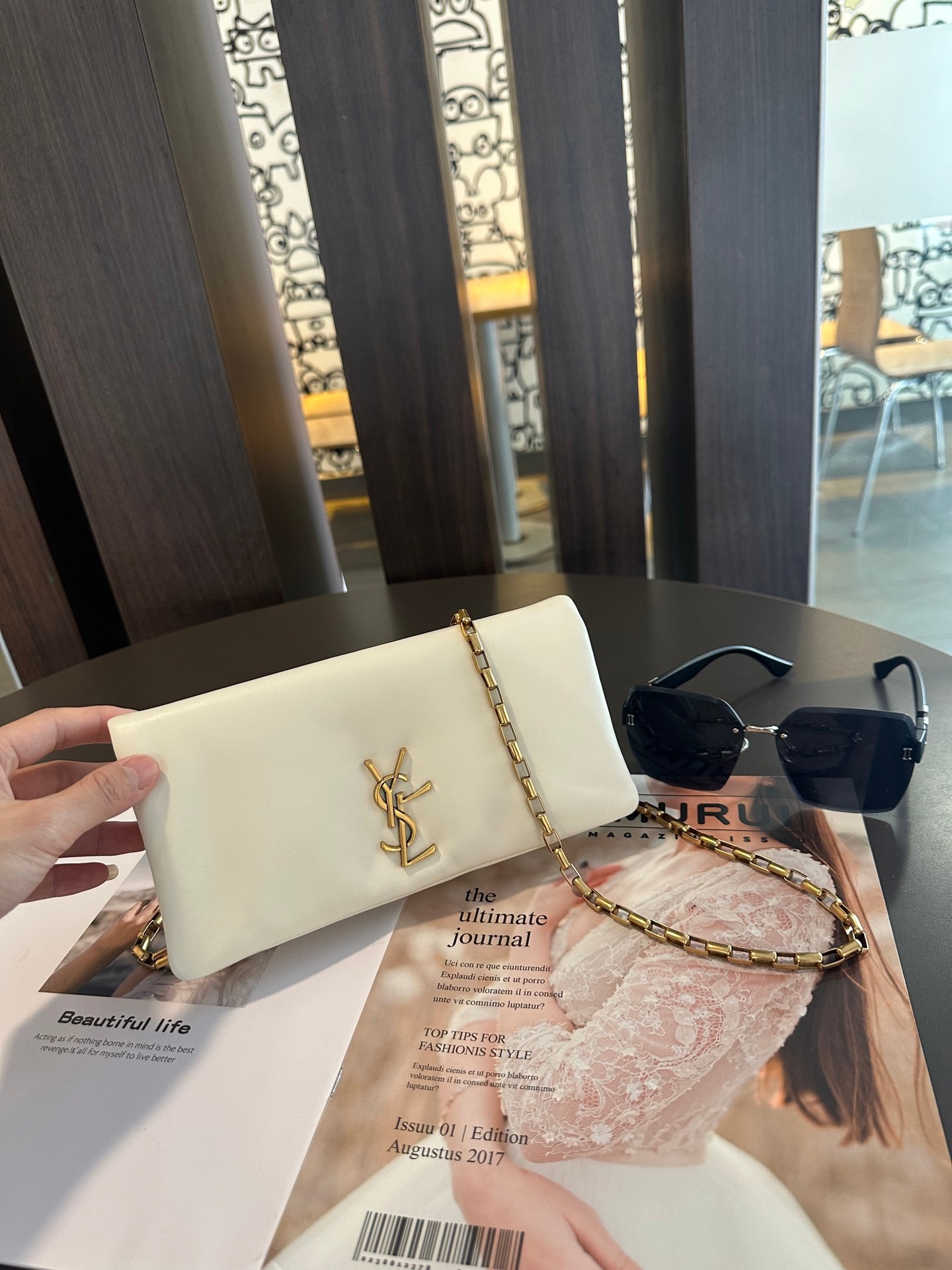 High quality chain shoulder diagonal envelope package