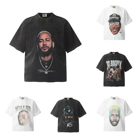 High quality pure cotton creative short sleeves