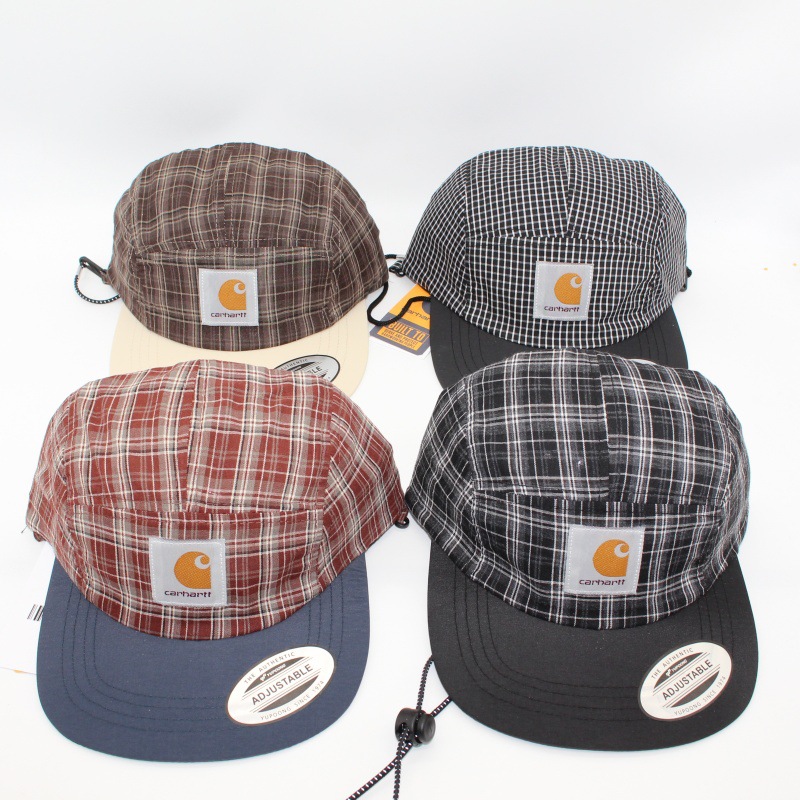 High quality checkered duckbill cap