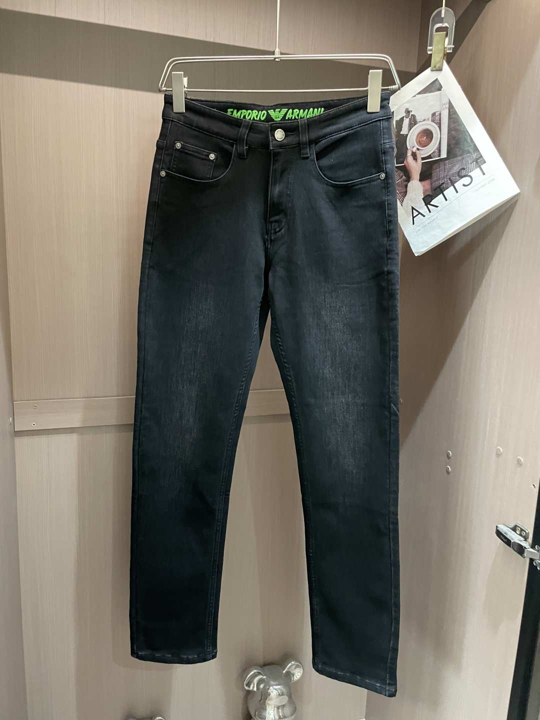 New high-end men's stretch brand trendy pants and jeans