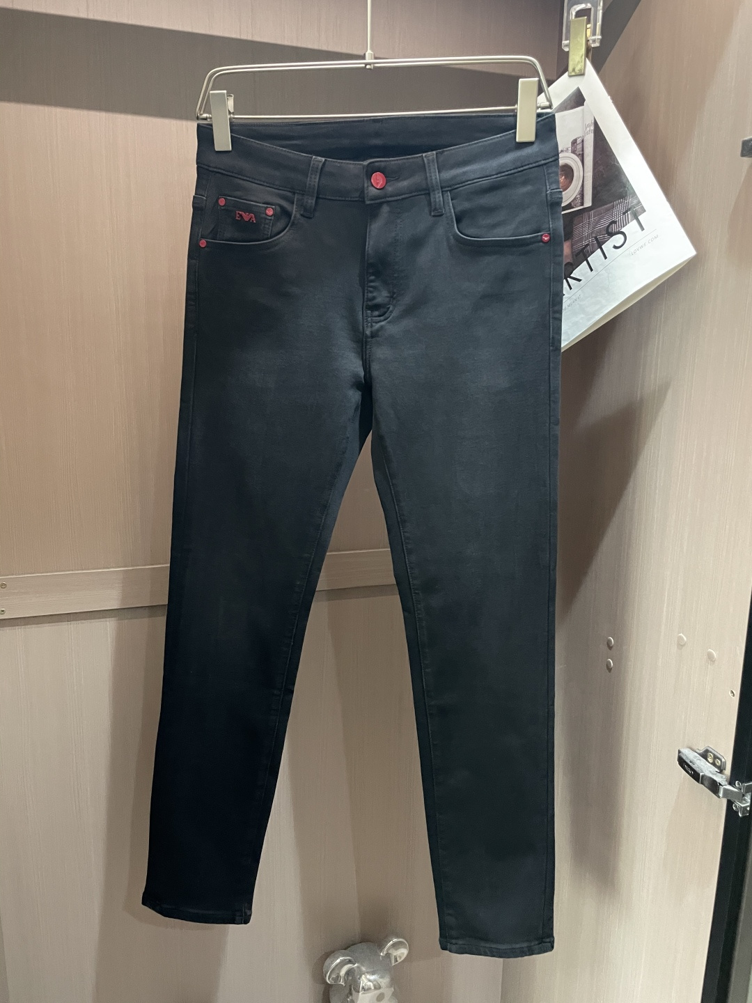 New high-end men's stretch brand trendy pants and jeans