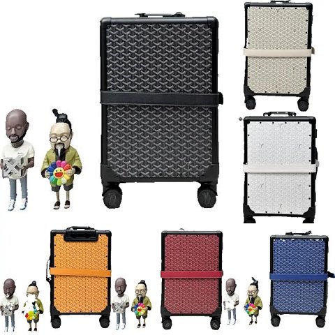 High quality retro password box, universal wheel travel case
