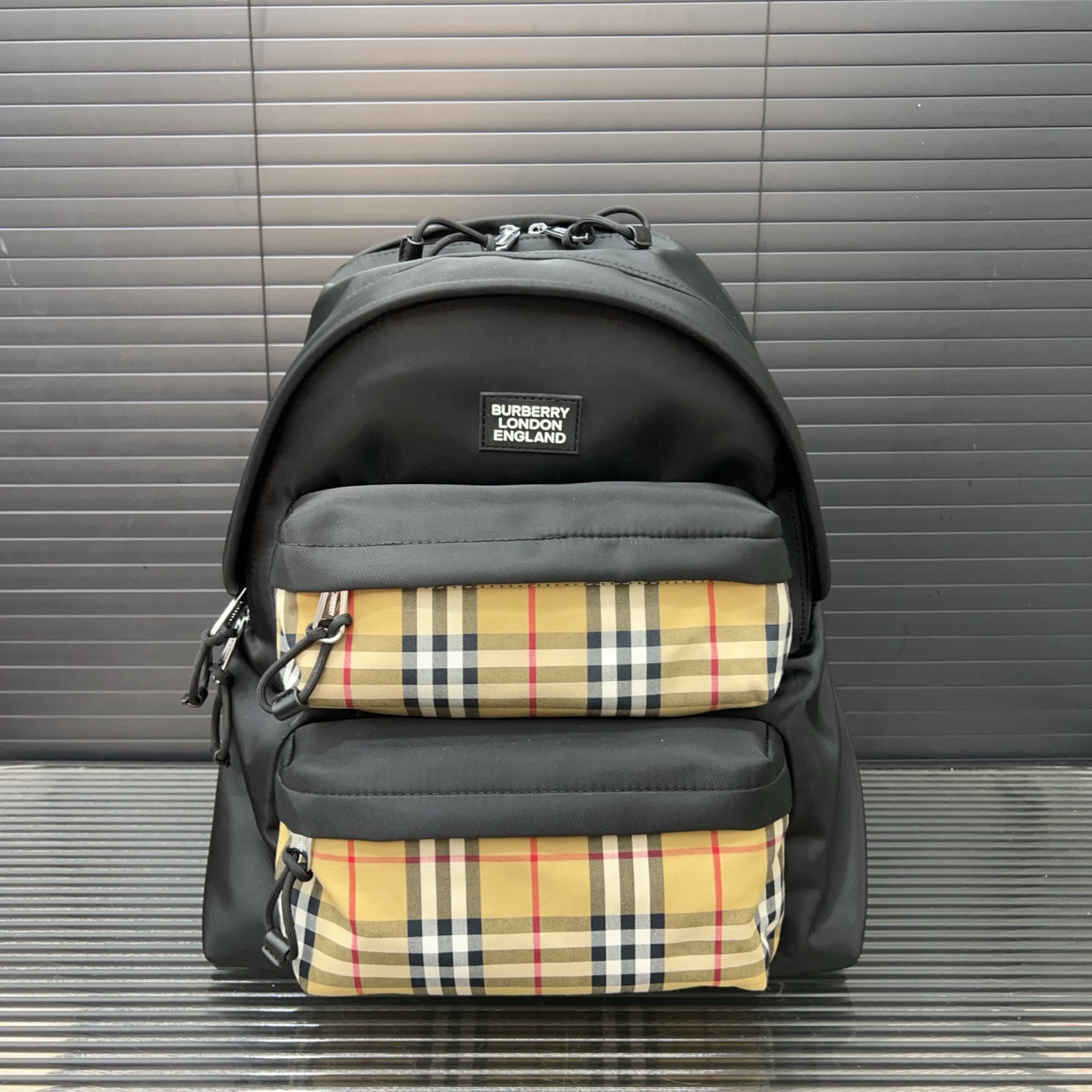 High quality checkered backpack
