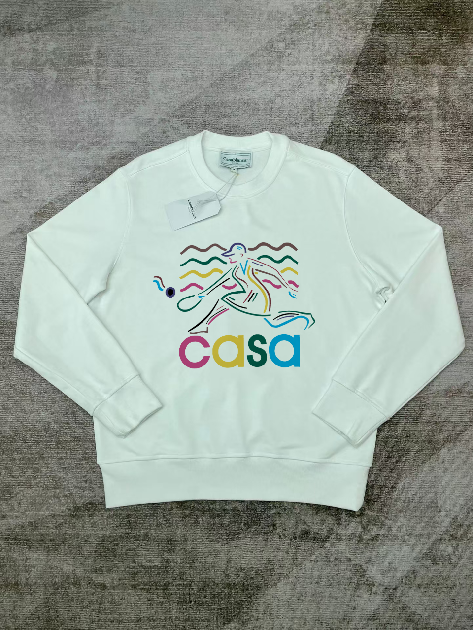 25 high-quality 380g printed rainbow round neck hoodies, please add : 18859952090 if you need size guide