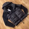 High quality quilted stand up collar down jacket