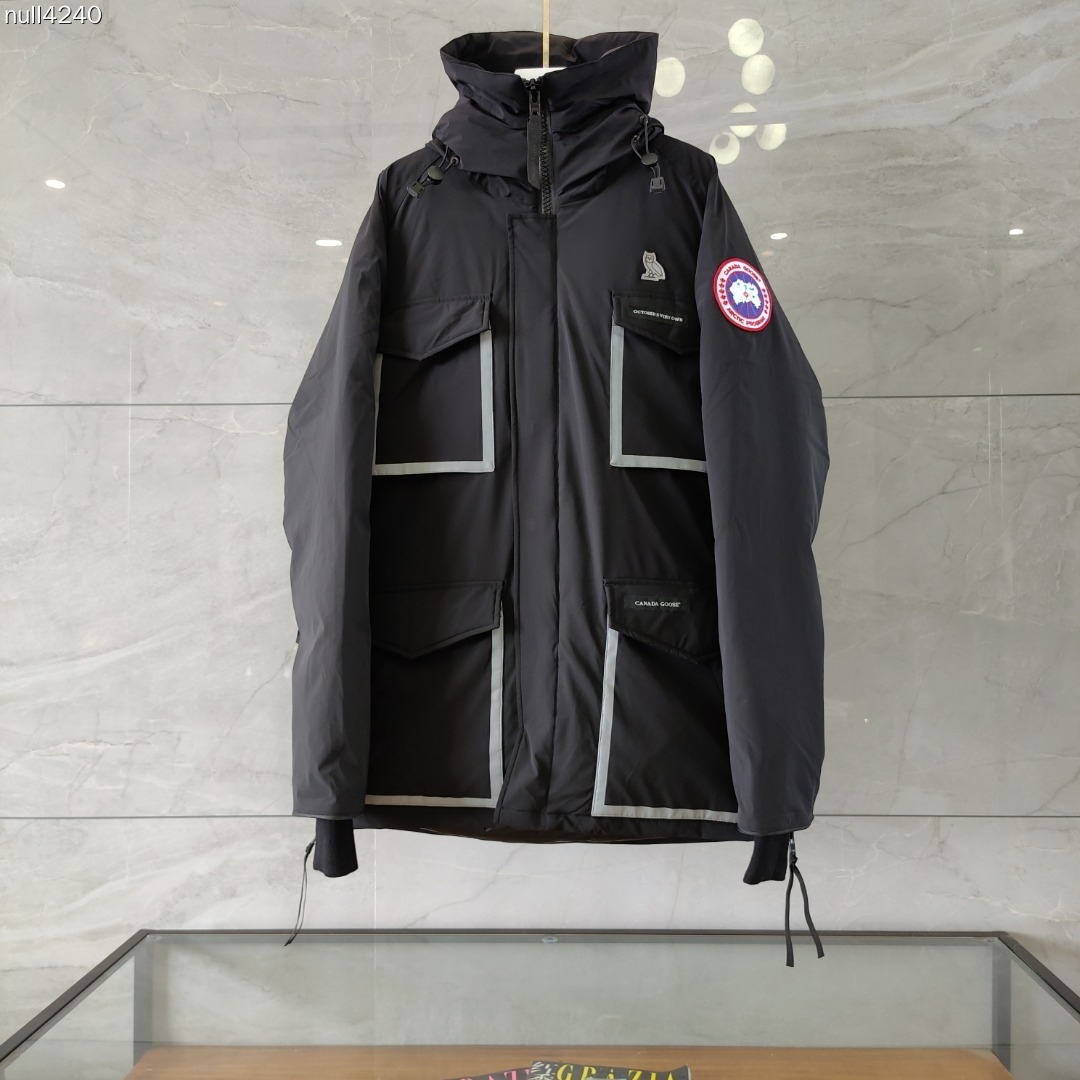 Winter warm pocket down jacket