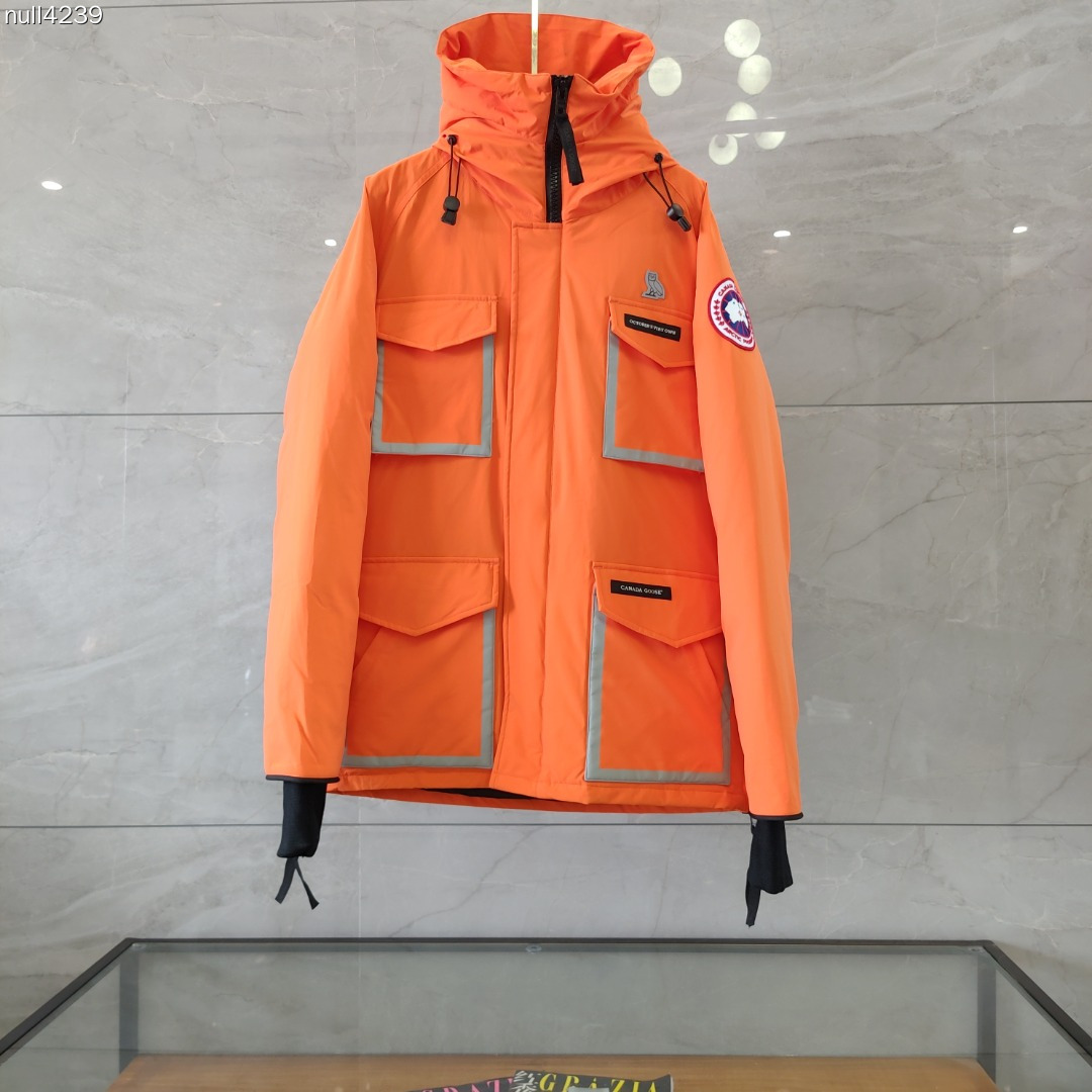 Winter warm pocket down jacket