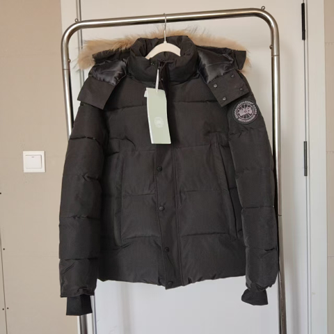 High quality goose hooded zipper cotton jacket
