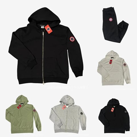 High quality classic hooded sweatshirt casual set