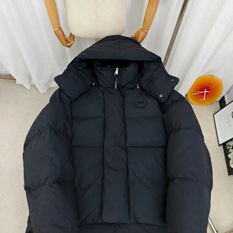 Autumn and winter hooded down jacket