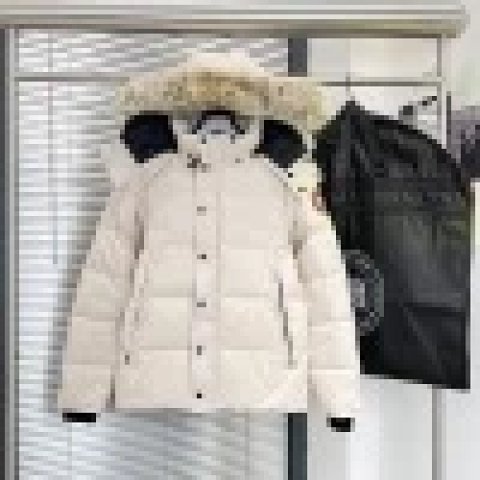 Winter hooded down jacket