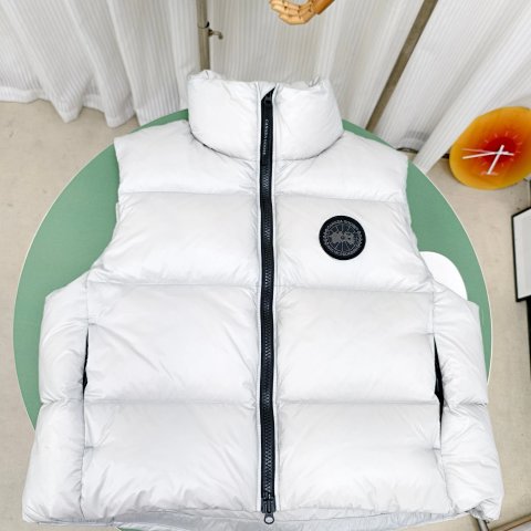 Winter zipper down vest
