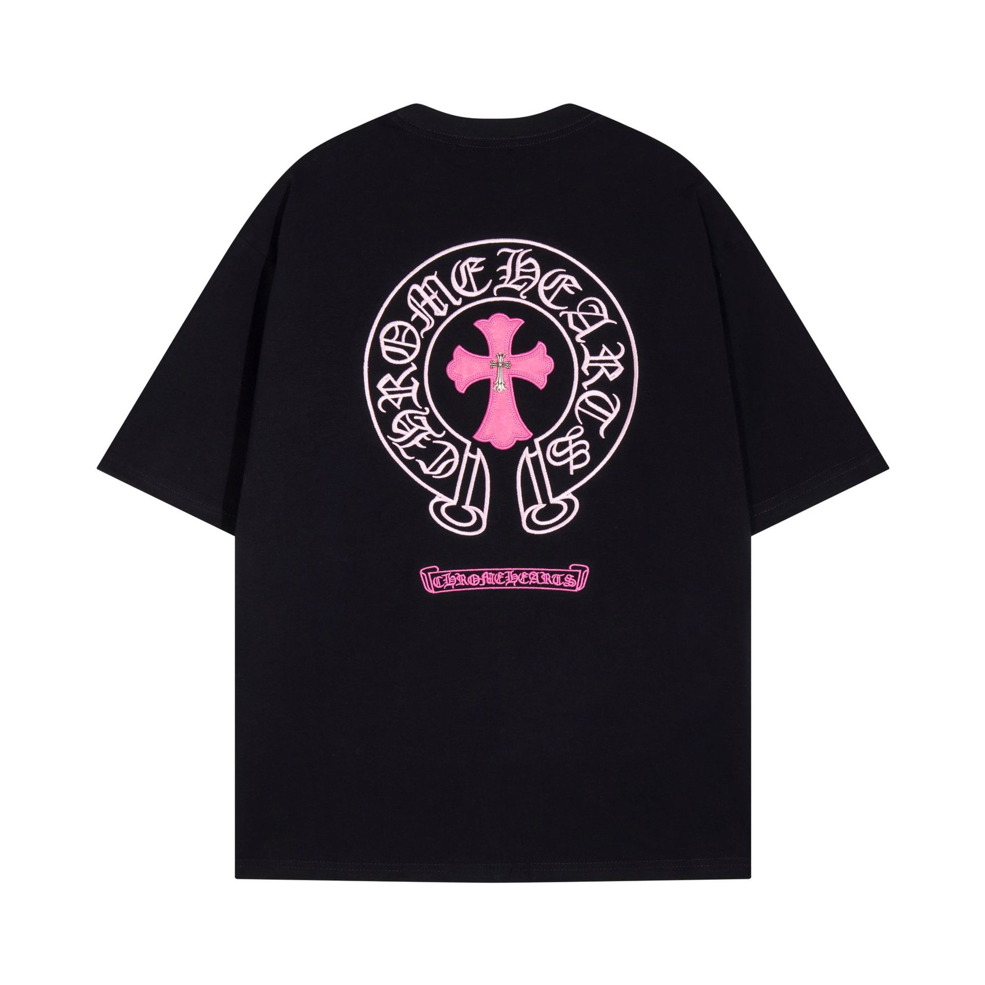 High quality cross print embroidered short sleeved shirt 2 1:1 pls add : 18030258501 if you need size guide