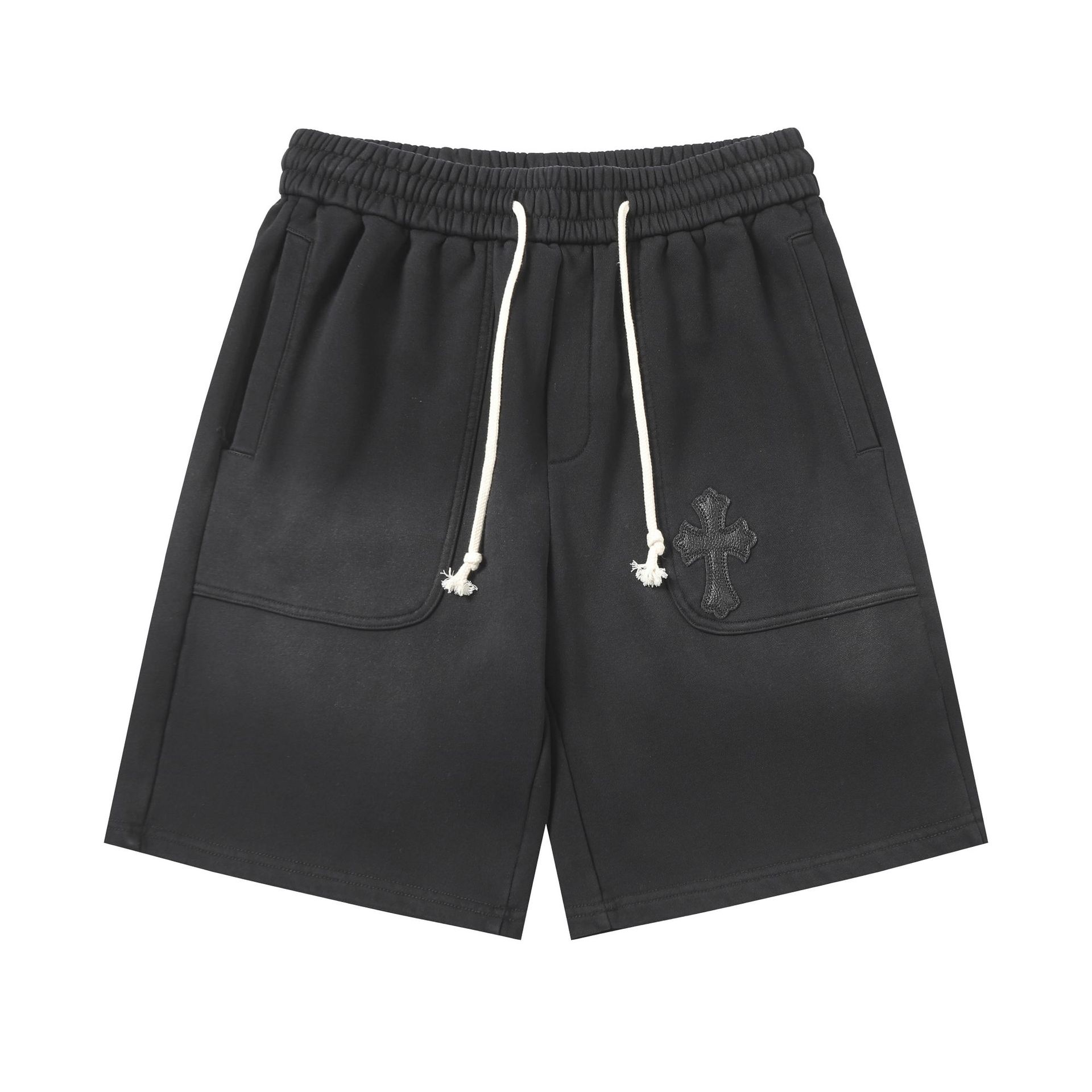 High quality cross print embroidered shorts 1:1 pls add : 18030258501 if you need size guide