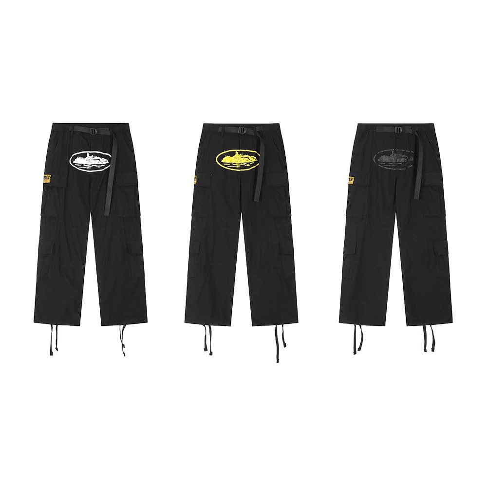 New high quality denim suit sports pants