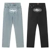 New high quality denim suit sports pants