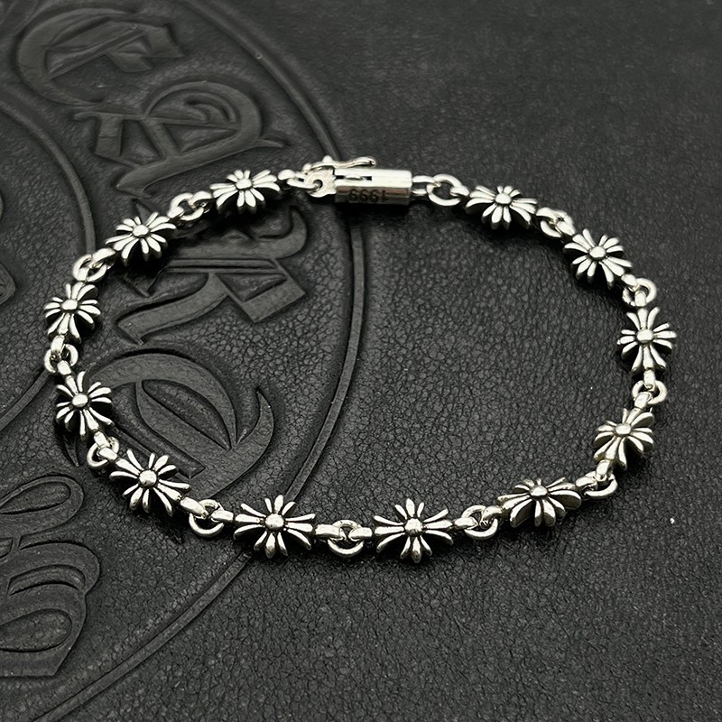 High quality cross flower ball collection chain bracelet