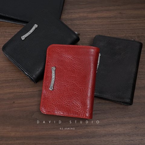 High quality 925 silver short wallet fashionable wallet