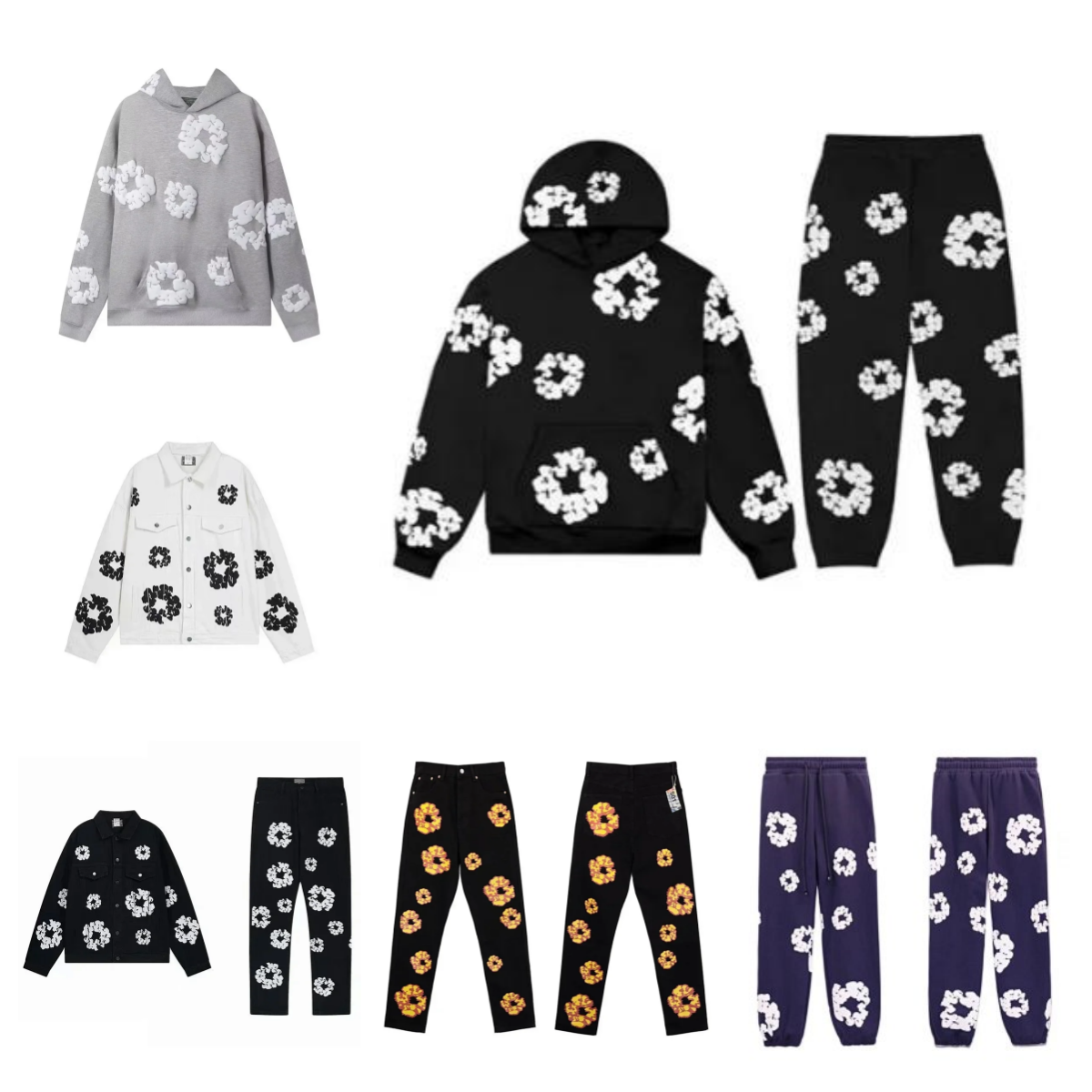Factory Fashion Trendy Hoodie Sweatshirt Set - LF