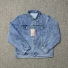 New high quality denim suit sports pants
