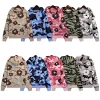 New High Quality Camouflage Hoodie Set (Multi Style)