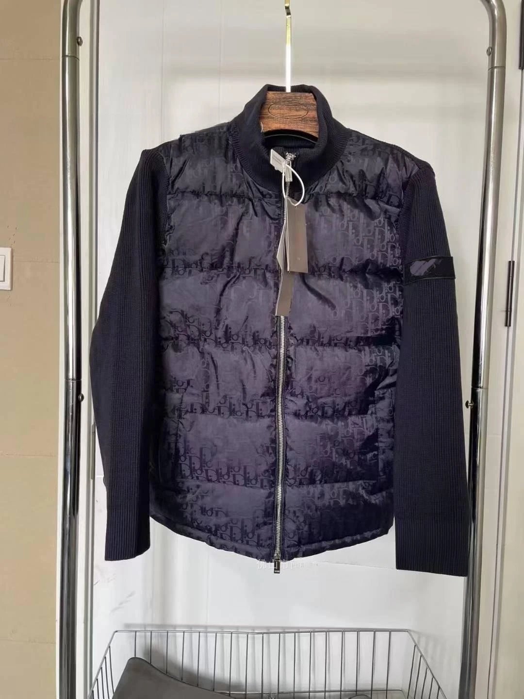 High quality stand collar knitted cotton clothing
