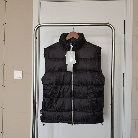 High quality black vest cotton jacket M5XL