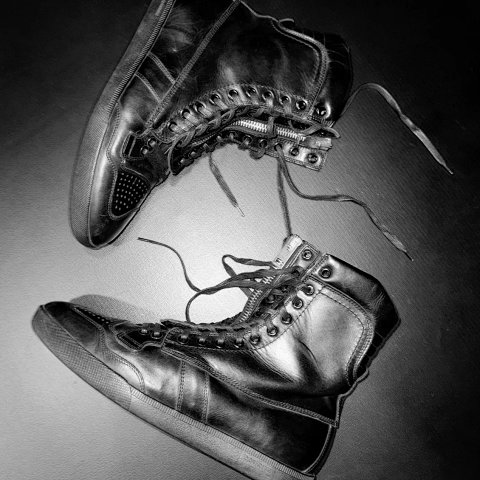 High quality 'crime victim' zipper boots (shipped within 15 days)