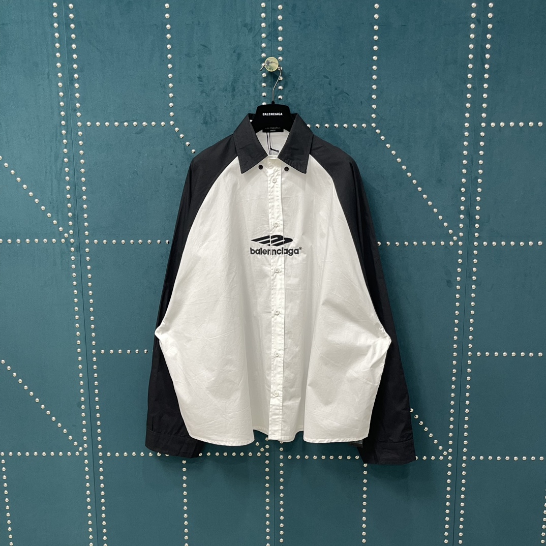 High quality embroidered long sleeved shirt