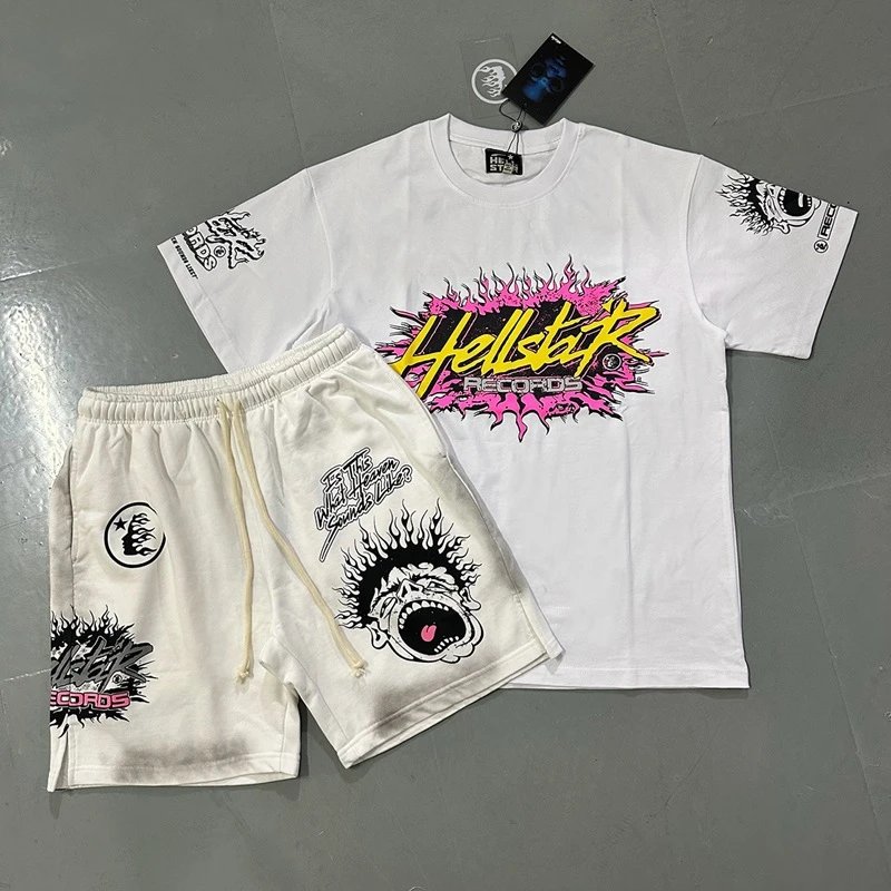 High quality loose casual short sleeved set