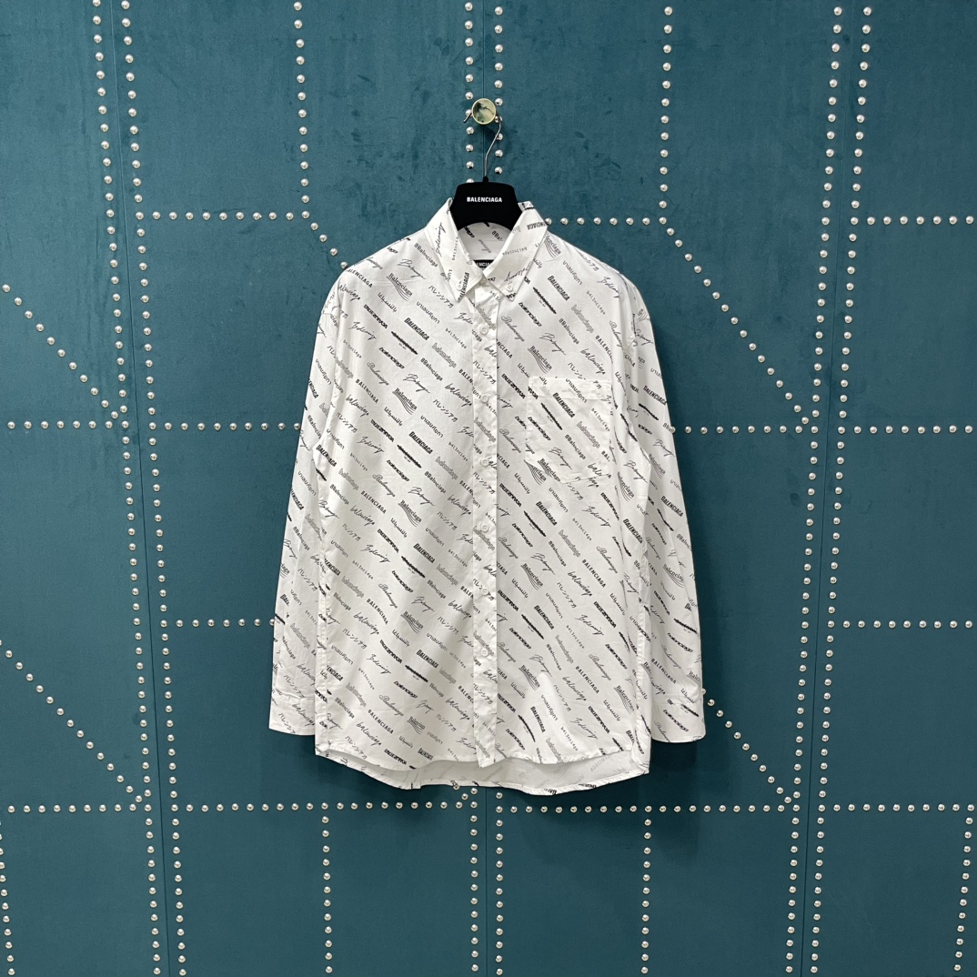 High quality embroidered long sleeved shirt