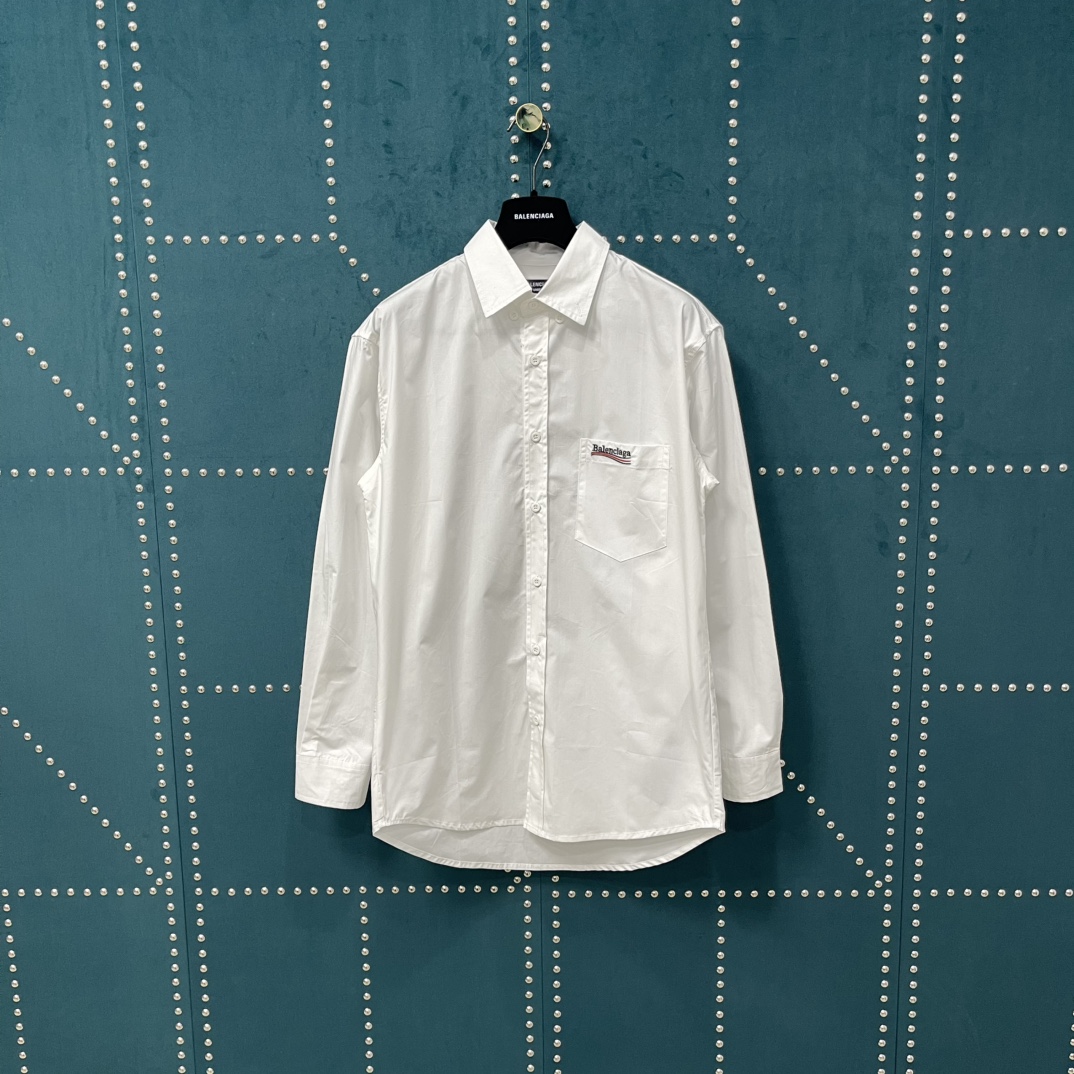 High quality embroidered long sleeved shirt