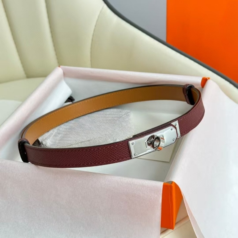 High quality first layer cowhide steel buckle women's belt