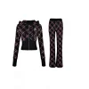 High quality slim fit hooded zipper short jacket set, please add : 18859952090 if you need size guide