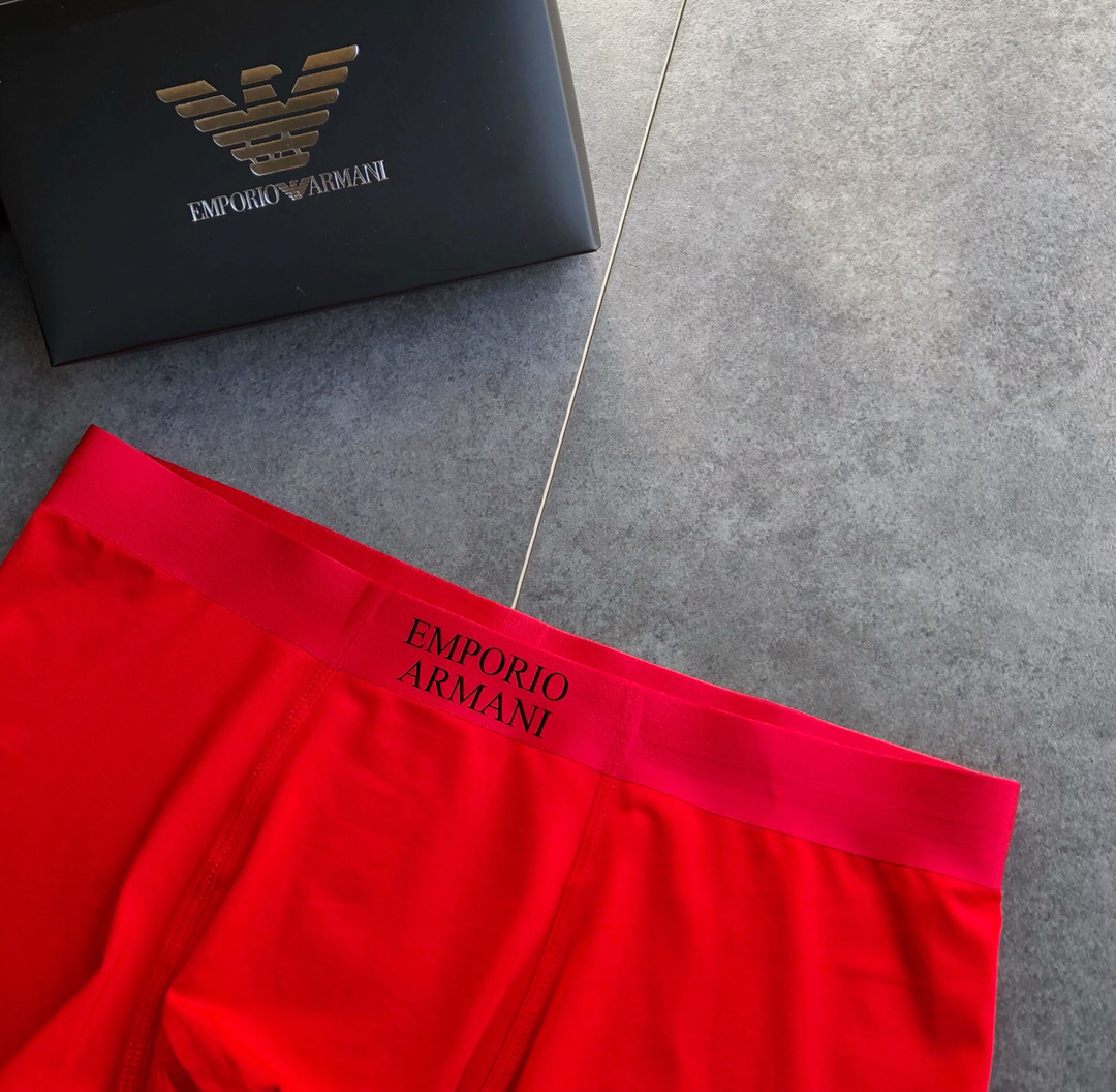 High quality men's underwear in a box of three, available in any color