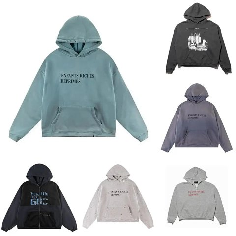 High quality melancholy printed hooded sweatshirt, please add : 18859952090 if you need size guidance