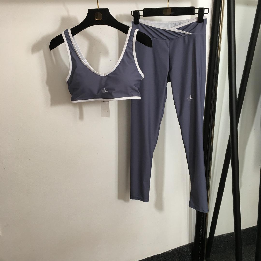 High quality sports high waist and hip lifting yoga pants set, please add : 18859952090 if you need size guide