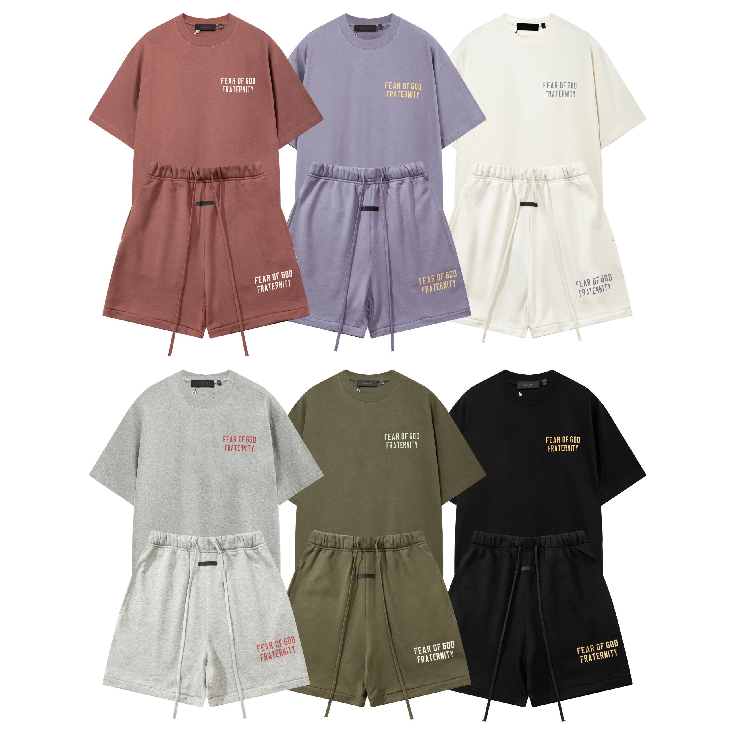 Spring/Summer New Double Row Dopamine Letter Short Sleeve Men's and Women's High Street T-shirt Half Sleeve