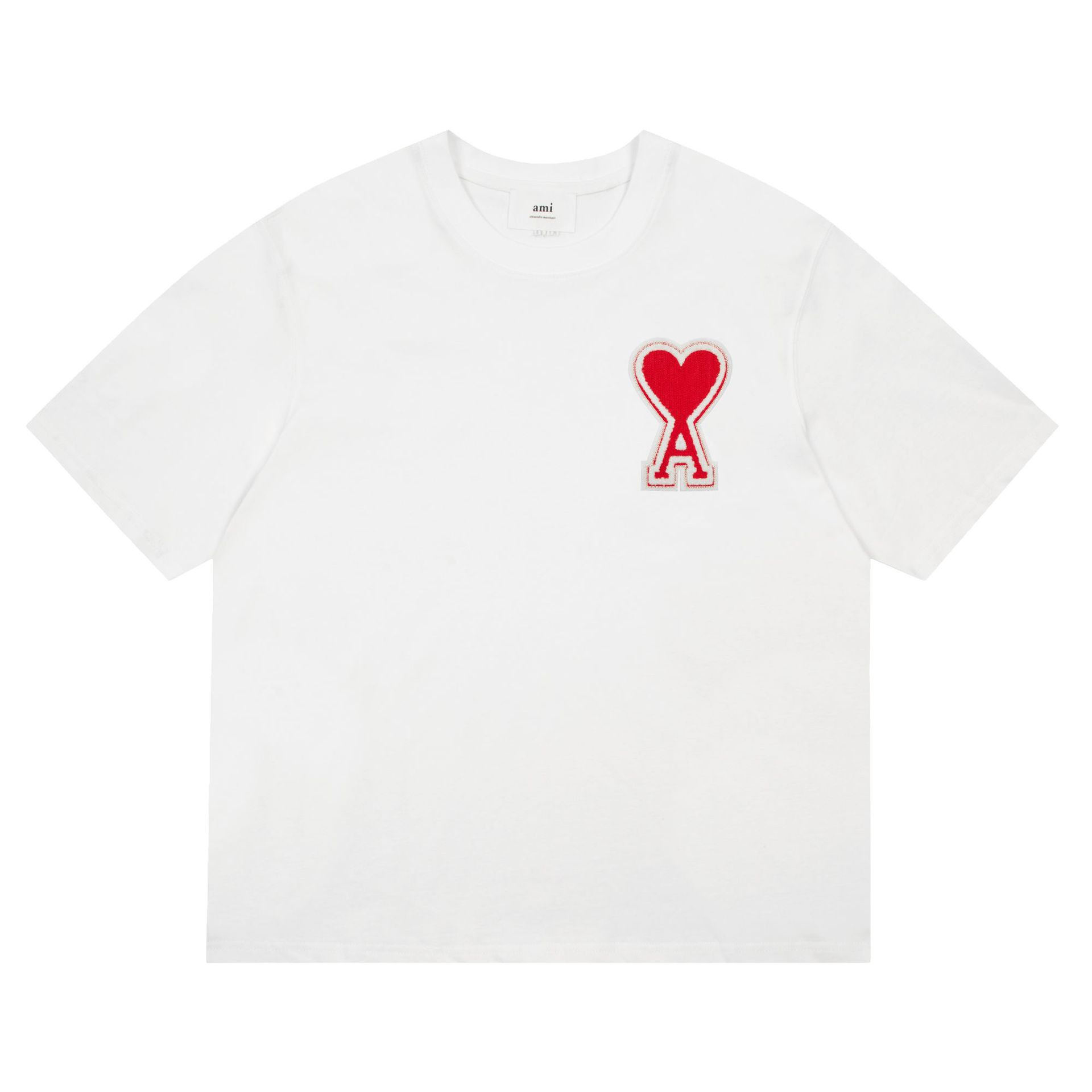 High quality small heart embroidered short sleeved 1:1 pls add : 18030258501 if you need size guide