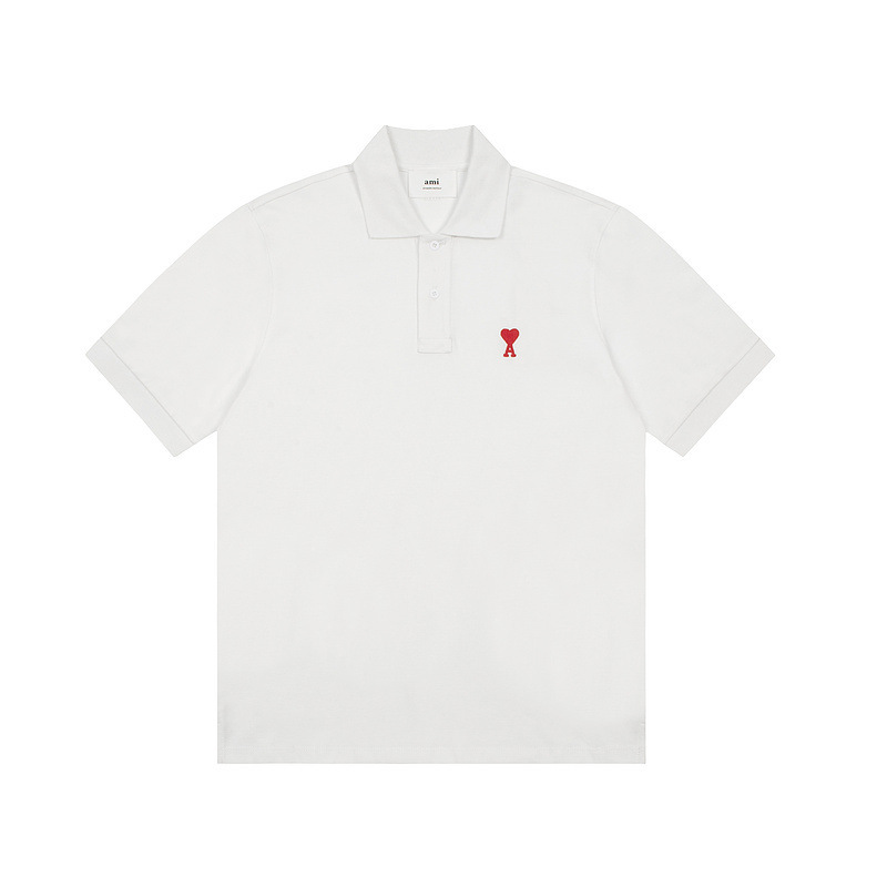 High quality small heart embroidered short sleeved 1:1 pls add : 18030258501 if you need size guide
