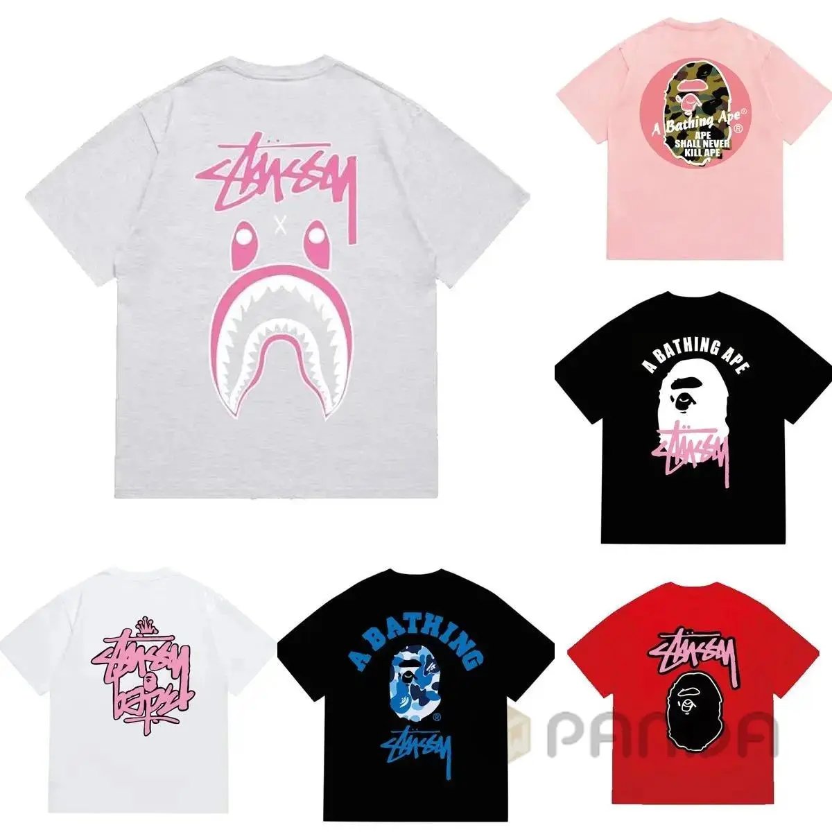 High quality co branded classic ape man printed short sleeved pls add : 18859952090 if you need size guide
