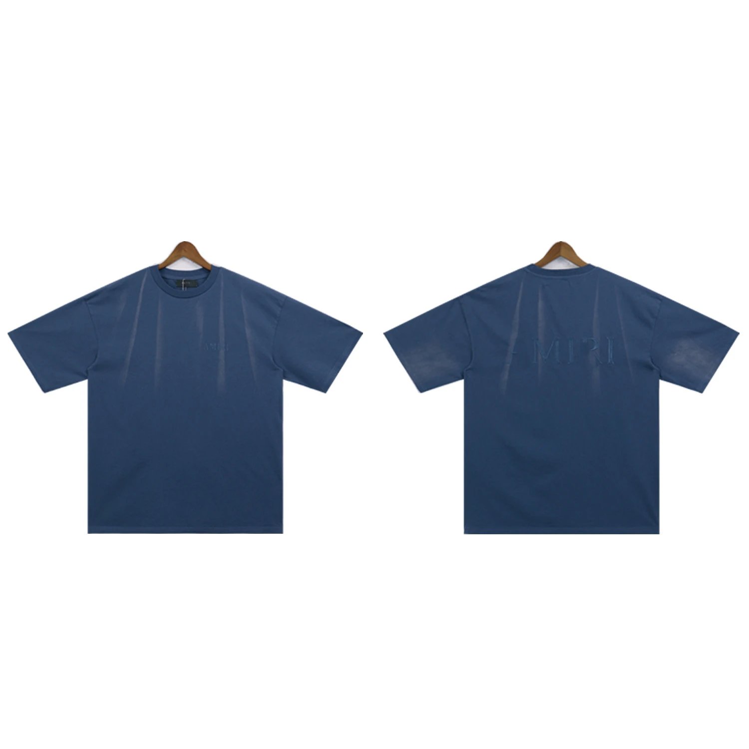 High quality washed letter short sleeved set