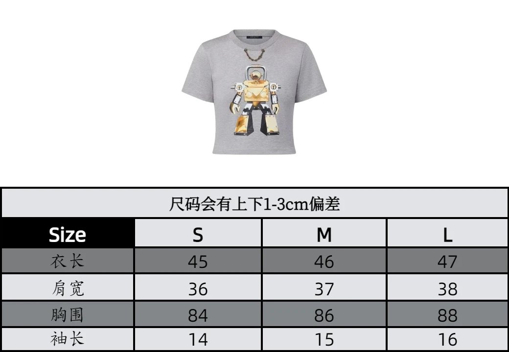 High quality women's chain printed short sleeves, please add : 18859952090 if you need size guidance
