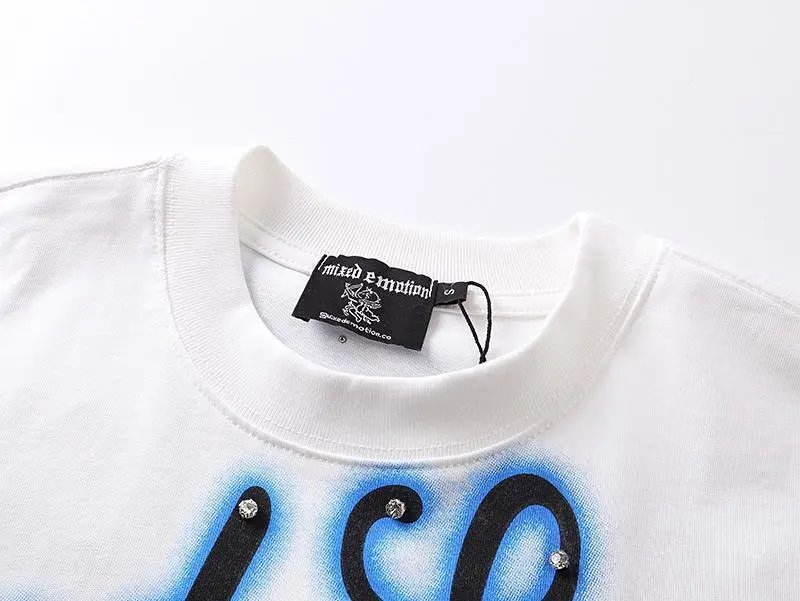 High quality trendy printed bat short sleeves