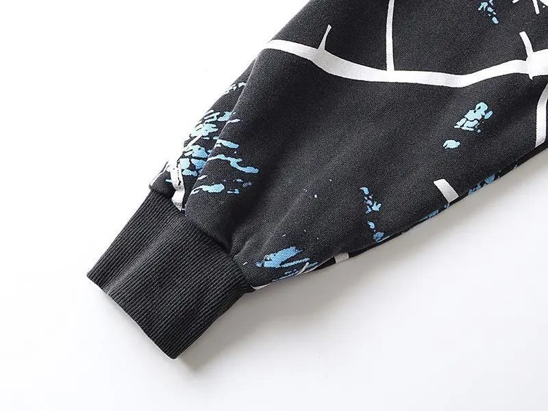 High quality trendy printed bat short sleeves